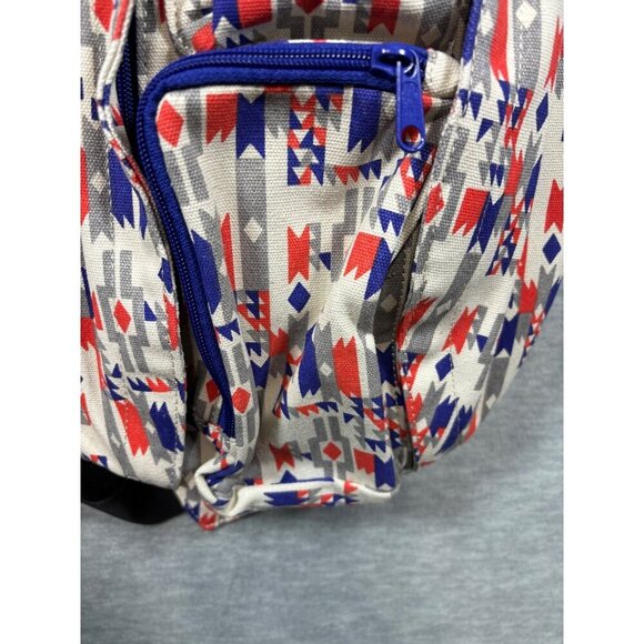 Kavu Rope Sling Bag Aztec Print Canvas Crossbody Backpack Adjustable‎ Strap - Picture 3 of 7